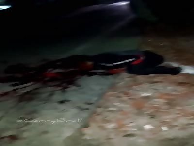 motorcycle is stabbed 