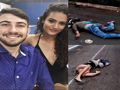 damn. a couple dies in a motorcycle accident