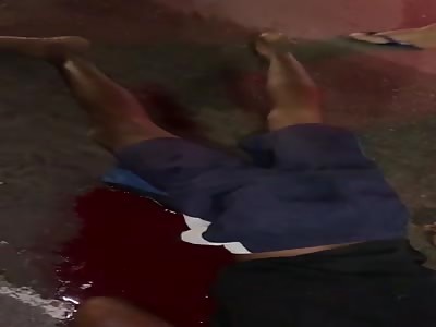 thief is killed with multiple shots 