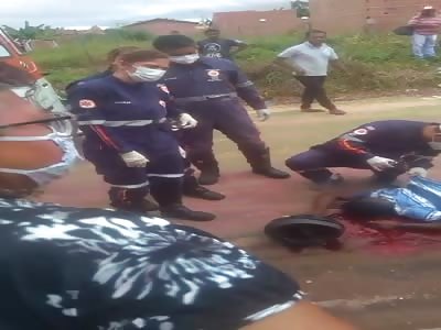 Murdered man with head shot Brazil