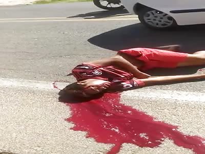 Murdered man with head shot Brazil