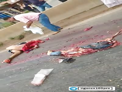 Brutal Accident Leaves Full Carnage on the Ground