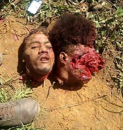 Butchered by Gang Members