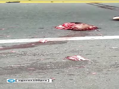 Danm motorcyclist loses his head after being crushed by truck