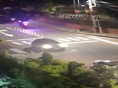 massacre at night in Colombia