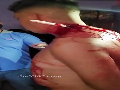 (FullVideo)CRIMINAL TRYING COMMIT SUICIDE BEFORE BEING ARRESTED.