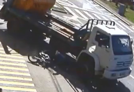 The White Truck Claims Another Biker