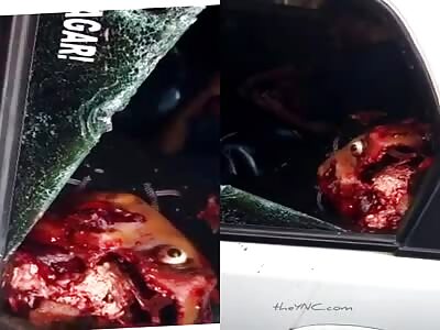 The Bullets Left Bloody Mess Inside Car