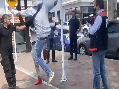 community is tired of crime, this guy robbed a family with knife in ha