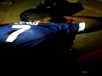 man is killed, with several shots 