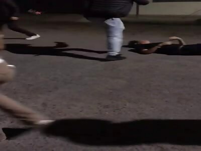 brutal fight between students 