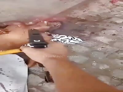 war of drug traffickers kill his rival with several shots 