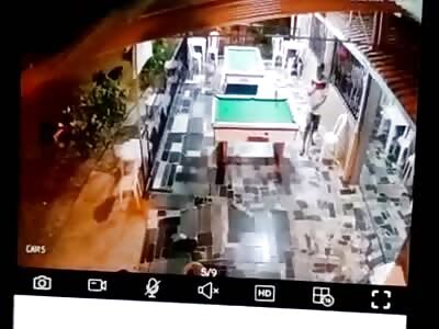 man is signed with 4 shots