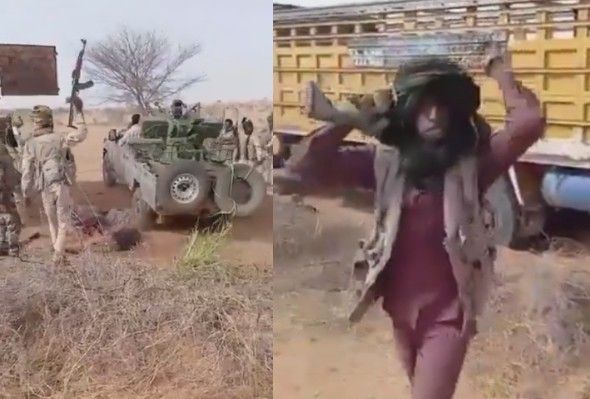 Group Of Civilians Ran Over With RSF Militia Vehicles