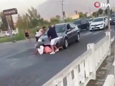 TURKISH DRUNK DRIVER RUNS OVER A TOURIST