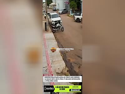 MAN BEING MURDERED WITH SEVERAL GUN SHOTS