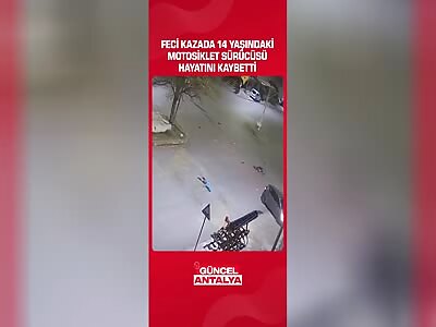 14-YEAR-OLD BOY DIES IN MOTORCYCLE ACCIDENT