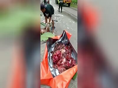 Man Shredded To Pieces