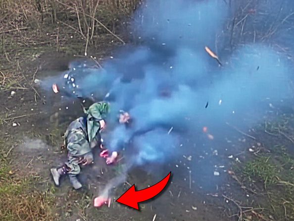 Monster Blast Ejects and Gives Wings to Russian's Brain