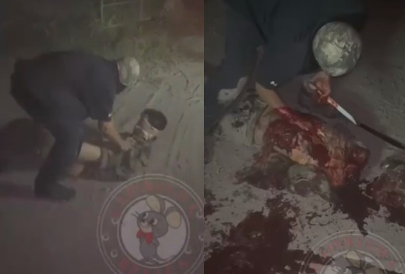 SHOCK: Rival Gets Butchered Alive By Cartel In Sinaloa