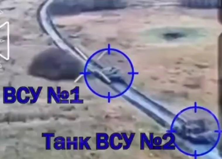 Failed assault with Ukrainian tanks. 