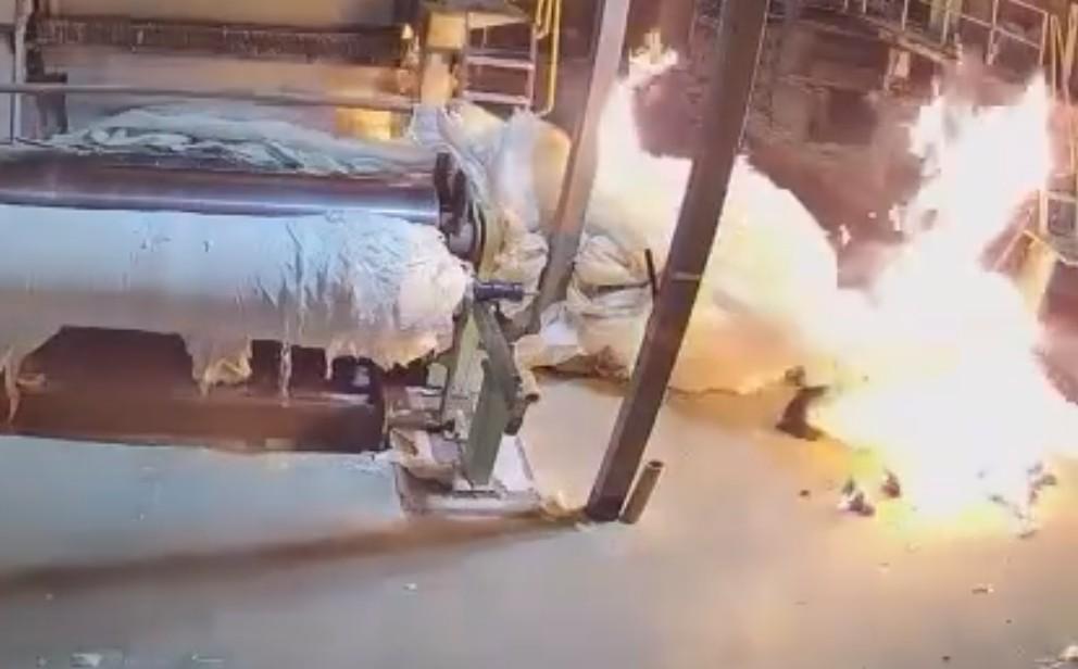 Cotton Factory Worker Injured In Fiery Accident