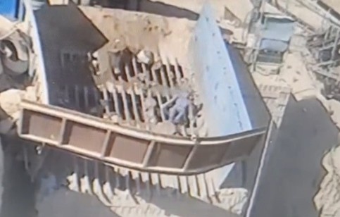WORK ACCIDENT IN SILO OF MINE