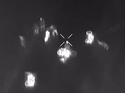 Russians on Motorcycles Try To Outrun Drone