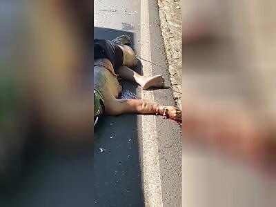 DEAD TIRED ON THE ROAD