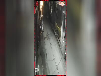 HEAD SHOT AND SHE TUMBLES DOWN THE ALLEY