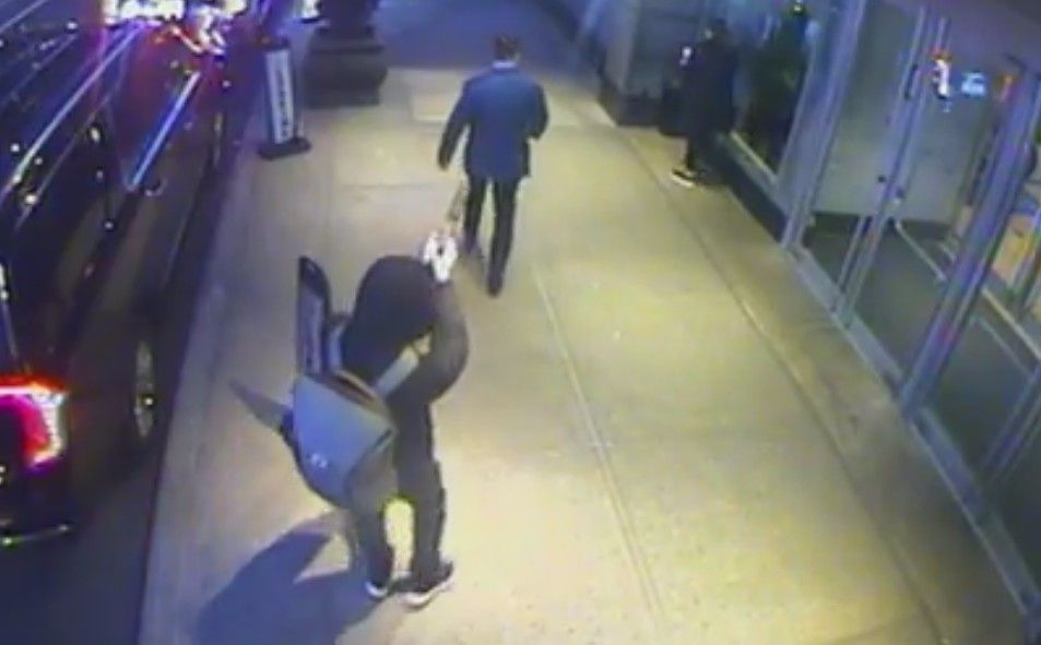 New Footage Of Murder Of UnitedHealthcare CEO Brian Thompson