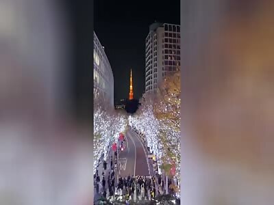 Falling from a TV station building