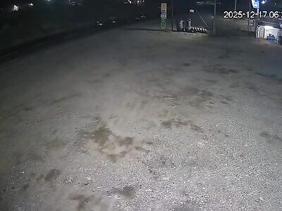 Killed three, wounded one, and continued his journey.