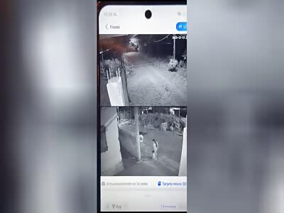 MAN BEING KILLED WITH SEVERAL SHOTS 