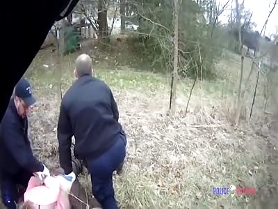 INSANE MOMENT WHEN POLICE OFFICER HAS PANIC ATTACK AND STARTS SHOOTING!!!