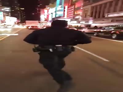 SHOCKING!! HOW SAFE DO YOU FEEL IN NY TIME SQAURE 