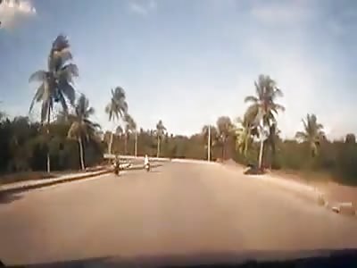 Three die in head on collision on mopeds 