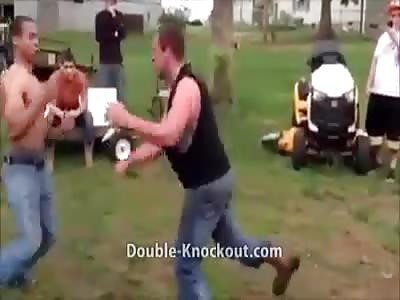 Black man vs whiteman bare knuckle fight