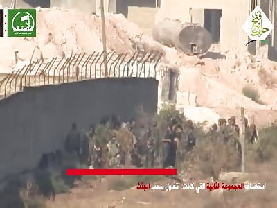 Syrian Soldiers Get Vaporized with Guided Missiles