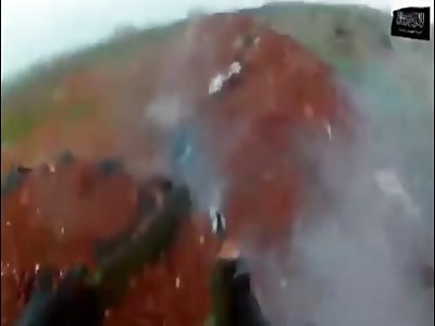 New Hayat Tahrir Al-Sham Execute Soldiers With Supressed Guns {GoPro}