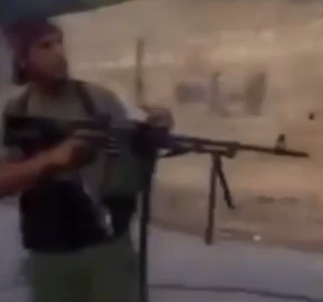 Emptying Clips Of 7.62x39mm Into Dead Soldiers Head & Body For Fun