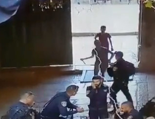 Two Palestinians shot dead after knife attack on Israeli police officer in Jerusalemâ€™s Old City