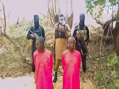 New Islamic State Ak47 Execution Of x2 Christian Prisoners 