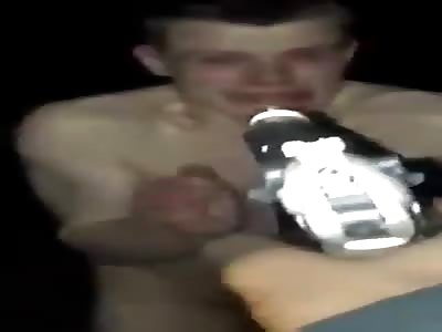 Immigrant Armed With A Pistol Forces A Young White Man To Strip