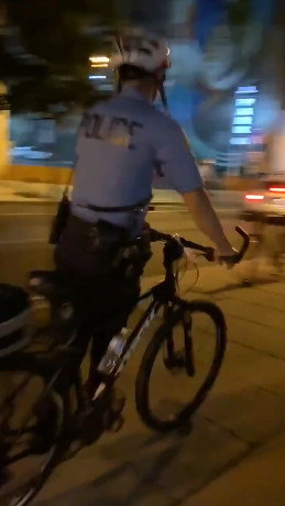 Police Confronting Looters Get Ran Over When They Escape