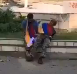 Azerbaijani Soldiers Execute Armenian Prisoners.