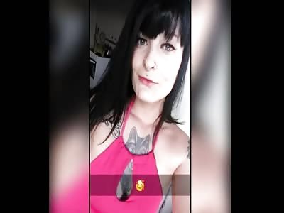 A Once Pretty Girl Now Lays Dead With Her Brains Blown Out