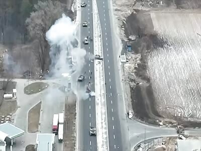 Epic Ukrainian Tank Ambush At Close Range