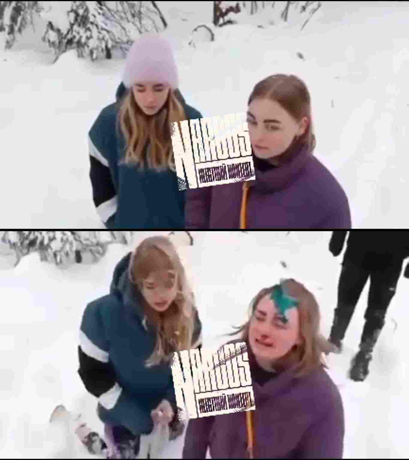 Two Women Get Beaten And Green Paint Poured Over Their Heads