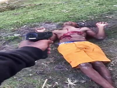 Rival Gets Pistols Emptied Into Him